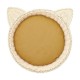 Nyanta Club Pot Shaped Rattan Style Bed Beige